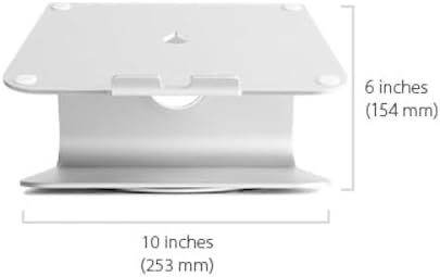 Rain Design mStand360 Laptop Stand with Swivel Base, Starlight (10093) - Image 3