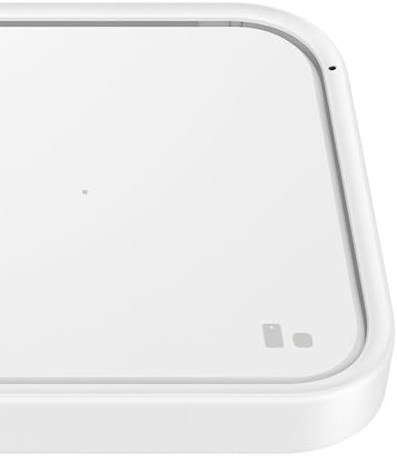 SAMSUNG Galaxy 15W Wireless Charger Single, Cordless Super Fast Charging Pad w/ Wall Charger and USB Type C Cable Included for Galaxy Phones and Devices, US Version, 2022, White - Image 3