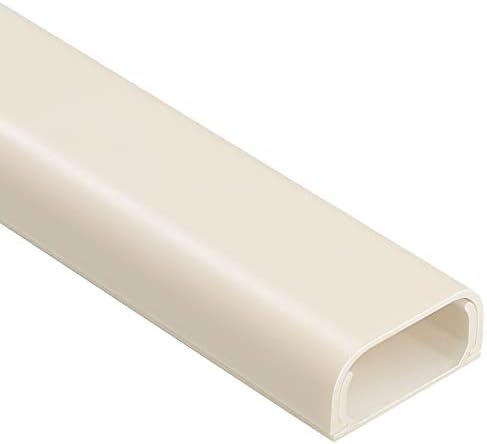 ZhiYo Cable Hider Raceway Kit, Wire Hiders for TV on Wall, Paintable Cord Cover Channel, Cord Hider for Wall Mounted TV in Home Office, W0.95in X H0.47in, Beige by ZhiYo