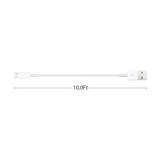 2 Pack 10FT Carplay Car Cable USB A to USB C Cable for iPhone 16E 15 16/16 Pro 16 Max/16 Plus, iPad 10th Gen, iPad Pro 12.9/11, iPad Air 5/4th, Mini 6th Gen, AirPods Pro (2nd) Charger Cord Replacement - Image 5