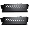NavePoint 2U Cantilever Server Shelf Rack Mount 19 Inch 2 piece Set Center Weighted Vented - Image 5