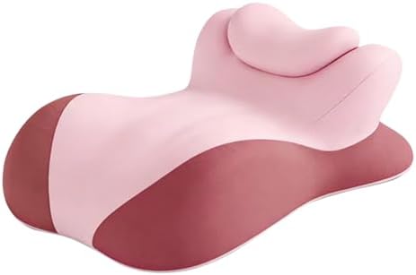 Wedge Pillow for Intimacy & Couples – Ergonomic Memory Foam for Bed, Support for Back Pain, Prone Sleeping & Reading – Breathable, Washable Cover, Pink by Unknown