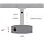 AMER Projector Mount - Ceiling Bracket LCD DLP Tilt 360° Swivel 30lbs (White) - Image 3