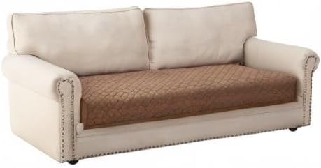 Velvet Sectional Couch Covers for Dogs,Brown,1PC,36''x82'' - Image 8