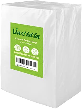 Pint 6"x10"Vacuum Sealer Bags 200ct for Food Storage by VacYaYaDirect