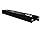 1U Horizontal Rack Mount Cable Management Unit with Panel Plastic 19" Rack Mount - Image 2