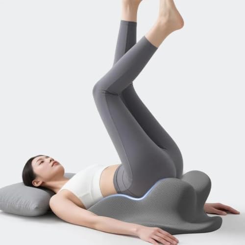 Ergonomic 27° Memory Foam Wedge Cushion, Body Position Assistance Pillow for Couples, Multipurpose Bed Support Wedge for Reading Backrest & Leg Raising,Blue - Image 7