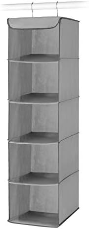 Whitmor 5 Section Closet Organizer - Hanging Shelves with Sturdy Metal Frame - Image 6