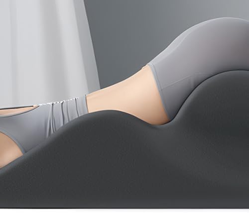 Memory Foam Ergonomic Wedge Intimacy Pillow - 27° Lift Support Cushion for Sleeping, Reading & Prone Positions Multi-Functional Rest Pillow for Neck, Waist & Back Pain Relief Washable Cover- Grey - Image 6