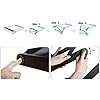 Adjustable Lap Desk Laptop Computer Portable Multifunctional Ergonomic Vented Table Stand Tray Mount Holder(420 * 260mm with Mouse Pad, Black) - Image 5