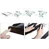 Adjustable Lap Laptop Computer Portable CPU Cooling Fan Ergonomic Vented Table Stand Desk Tray (420 * 260mm with Mouse Pad & Double Fans, Black) - Image 6