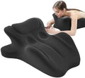 Memory Foam Wedge Pillow for Adults, Multi-Position Support Bed Pillow with Removable Cover for Sleeping Sitting Up Prone Reading Back,Black by iuscacey