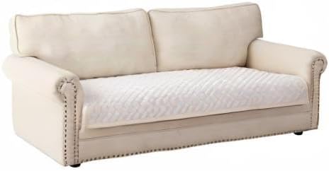 Velvet Sectional Couch Covers for Dogs,White,1PC,43''x63'' - Image 8