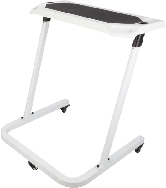 Bike Desk - Rolling Laptop Cart for Stationary Bike or Trainer - Adjustable Standing Desk to Exercise While Working or Watching TV by RAD Cycle by RADSportz