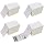 Immuson 4000 Fanfold 4 x 6 Direct Thermal Shipping Labels with Perforations, Permanent Adhesive, White Mailing Labels for Thermal Printer… (4000 Labels) - Image 2