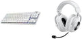 Logitech G Pro X TKL Lightspeed Wireless Gaming Keyboard, Tactile + G Pro X 2 Lightspeed Wireless Gaming Headset Bundle - White by Unknown