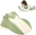 Ergonomic Memory Foam Wedge Pillow for Couples Intimacy Support – 27° Angle Lumbar Cushion with Removable Cover for Back Leg Elevation Reading and Adult Positioning (Green) by Unknown
