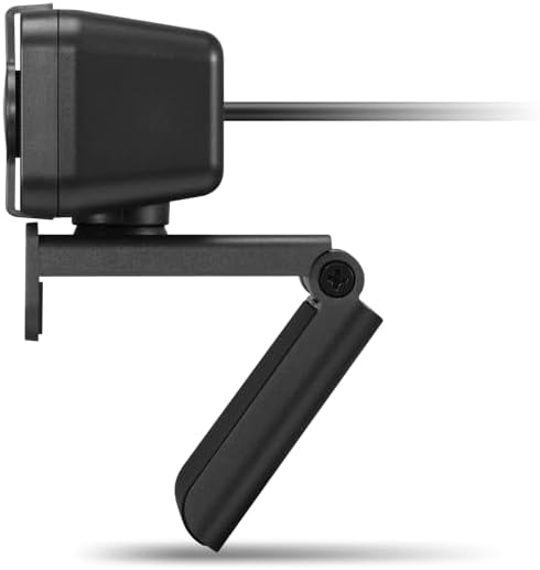 Lenovo 310 FHD Webcam, 1080p, FHD Resolution @30 FPS, Plug-and Play USB Connectivity, 1.8M Cable, 2 Integrated Microphones, External Privacy Shutter, Black - Image 3