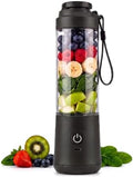 SSKAWorldwide Portable Blender 21oz – Rechargeable and Wireless Mini Personal Blender for Shakes and Smoothies, 4000mAh Battery & 6 Blades for Protein Shakes, Fruit Juicer, Gym & Travel (Black) by Unknown