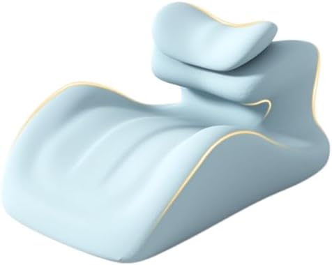 Orthopedic Memory Foam Wedge Pillow and Positioning-Waterproof Soft Velvet Coat Ergonomic Back, Hip and Waist Support-Provide Intimate deep Support, Gift for Lover (Blue) by Unknown
