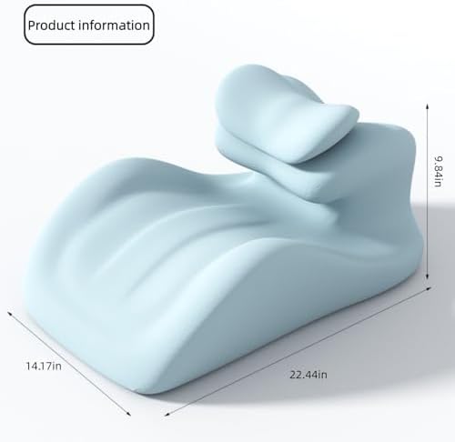 Orthopedic Memory Foam Wedge Pillow and Positioning-Waterproof Soft Velvet Coat Ergonomic Back, Hip and Waist Support-Provide Intimate deep Support Gift for his Wife. (Grey) - Image 5
