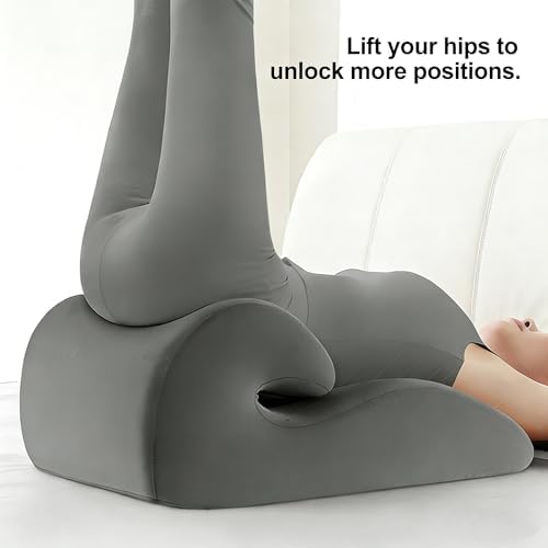 27° Wedge Pillow – Intimacy Pillow & Butt Cushion, Pregnancy Support Pillow, Reading Pillow, Positioning Furniture, Available in Two Styles (Pink, Without Small Pillows) - Image 4