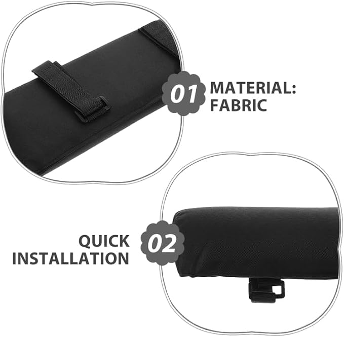 Lurrose Armrest Pad for Outdoor Chairs: Recliner Cushion Replacement for Patio Loungers and Balcony Seating - Image 3