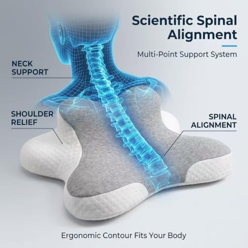 Luxurious Memory Cotton Lovers Pillow with ergonomics is an Ideal Choice for Reading, Waist Protection, deep Support for Intimate Posture and Prevention of gastroesophageal Reflux.，Blue - Image 3