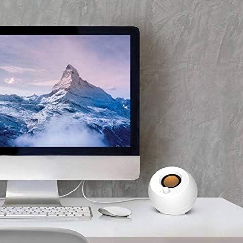 Creative Pebble, 2.0 USB Desktop Stereo Speakers for PC/Laptop, White | USB-Powered, 2.0 Speaker, Compact, Stereo, PC Speakers, Laptop Speakers, Minimal Design, Desktop Audio, White - Image 2