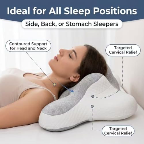 Reading Pillow, Ergonomic Memory Sponge Bed Wedge Pillow Suitable for headboard, Chin and Back Support Pillow, Suitable for Bed Supporting Sofa Floor, Reclining and Prone. - Image 2