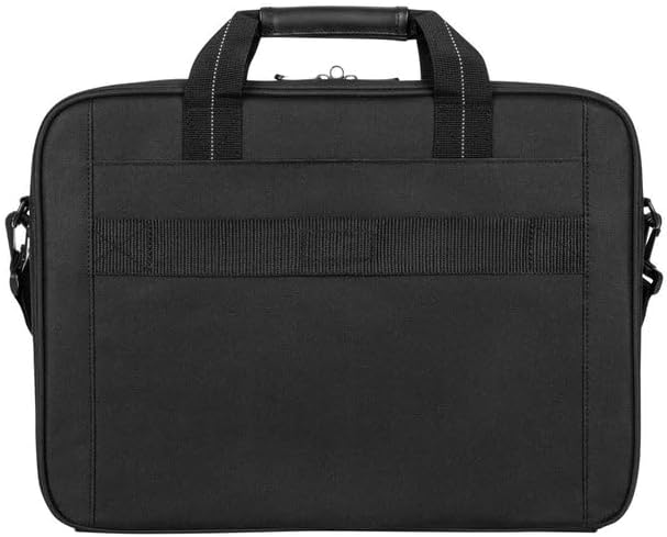 Targus 15-16 Inch Slim Lightweight Laptop Briefcase, Black - Messenger and Shoulder Bag with Padded Compartment and Trolley Strap for 16" Laptops (TCT027US) (Pack of 5) - Image 3