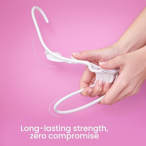 Utopia Home Plastic Hangers 200 Pack – Space Saving Clothes Hanger White | Durable & strong | Closet organizer & storage | Ideal for apartments, dorms & stocking stuffers - Image 4