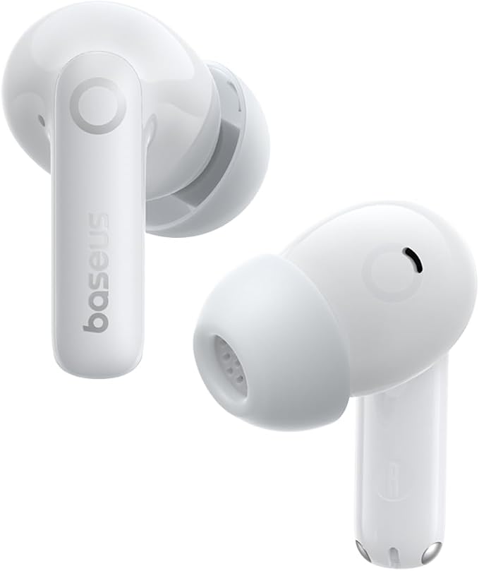 Baseus Bass BP1 Pro Noise Cancelling Wireless Earbuds, Real-Time Adaptive Noise Cancelling, Adaptive Active EQ, LDAC Hi-Res Sound, 6-Mic AI Clear Calls, 55H Playtime, IP55 Waterproof, Bluetooth 6.0 by Baseus