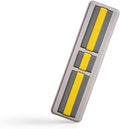3-Pocket Adhesive Hard Drive Holder for Laptop, Mouse Holder for Laptop, SSD, USB Drive, Mouse, Cables (Yellow) by Unknown