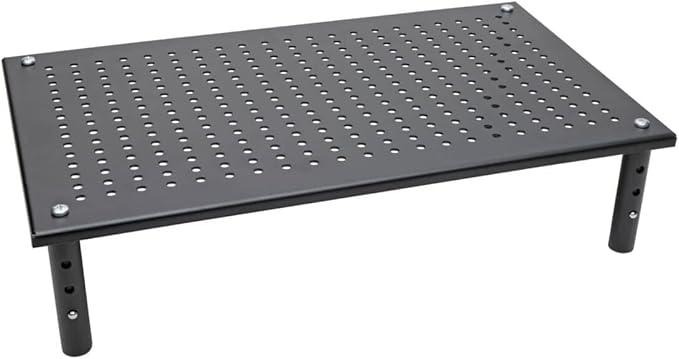 Tripp Lite Computer Monitor Stand, Adjustable Height, 18 x 11 in., Metal, Black (MR1812M) - Image 4