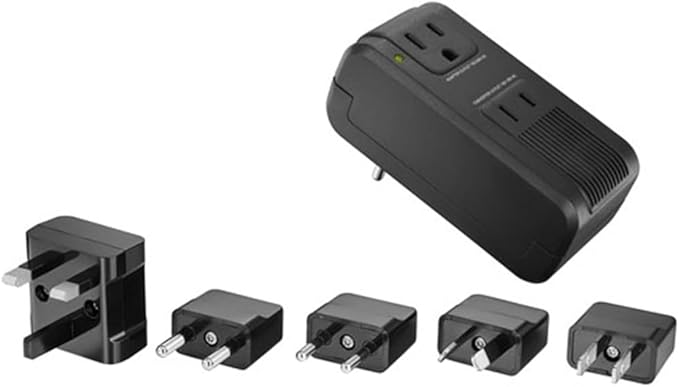 Insignia All-in-One Ground Travel Adapter Converter Series with USB Ports (Travel Adapter & Converter) by INSIGNIA