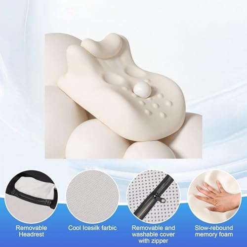 Ergonomic memory cotton hip pillow, which can relieve back pressure, waterproof and washable sheath, and bedroom posture support pillow can improve sleep quality and enhance intimacy. (Blue) - Image 7