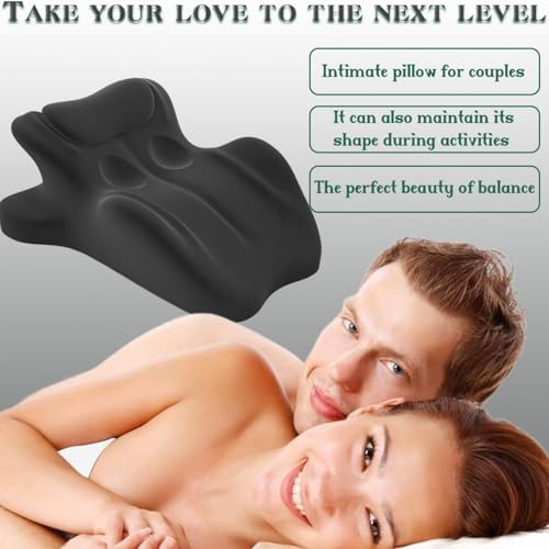 Memory Foam Ergonomic Wedge Pillow, Prone Pillow for Sleeping, Reading Pillow for Bed, Ergonomic Support for Back Pain, Acid Reflux & Sitting Up,Black - Image 7