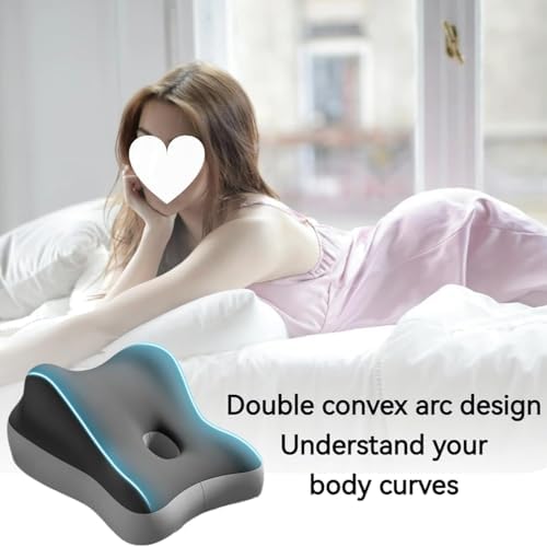 Couple Hip pad, Multifunctional Diagonal Pillow, Pregnant Women Furniture Pillow Support Pillowcase Read a Book on The Bed and sit at Home with a Memory Sponge. (Double Gray) - Image 7