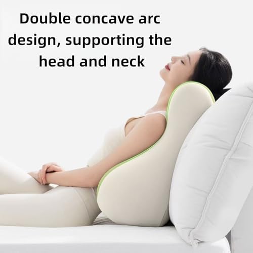 Ergonomic Wedge Pillow for Prone Sleep – Memory Foam Intimacy Pillow for Couples, Positioning Pillow for Back Pain Relief, Breathable Multipurpose Cushion for Reading, Cuddling, Sleeping (yellow) - Image 3