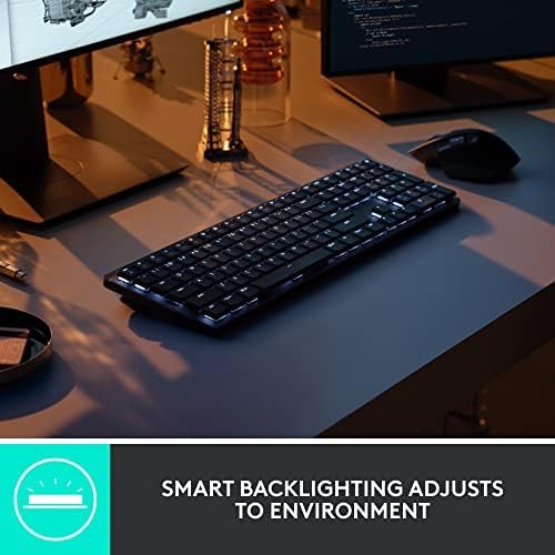 Logitech MX Mechanical Wireless Illuminated Performance Keyboard Linear | USB-C, macOS, Windows, Linux, iOS, Android, metal construction - Image 5