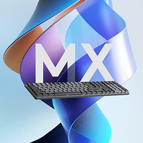 Logitech MX Mechanical Wireless Illuminated Keyboard Tactile - Graphite | Illuminated performance, backlit keys, Bluetooth, USB-C, macOS, Windows, Linux, iOS, Android, metal construction - Image 9