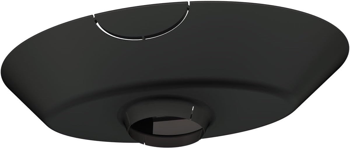 QualGear Projector Ceiling Mounting Kit, Single Joist, 3 Inch Pipe, Black - Image 6
