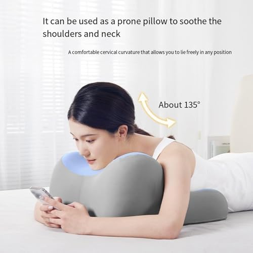 Adult Pillows for Intimacy Couples Support Pillow Ergonomic Memory Foam Cushion for Sitting and Lying Comfort Bed Home Use (Pink) - Image 7