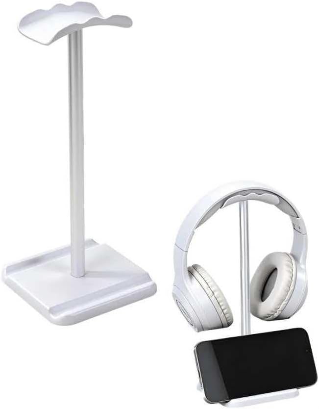 Headphone Stand for Desk, Headset & Earphone Holder with Utility Slot by GHQXZT