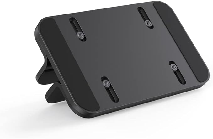 Aluminum Laptop Vertical Stand Organizer, Sturdy Laptop Computer Holder Desktop Stand Compatible with new Retina Apple MacBook Pro/Air/Neo, Mac mini & iPad Pro - Black - Image 4