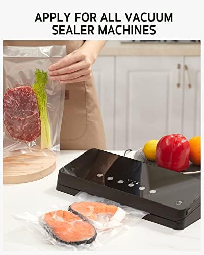Syntus 200 Pcs Vacuum Sealer Bags for Food, Quart Size 8x12, BPA Free - Image 7