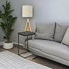 VASAGLE C-Shaped End Table, Couch Side Table for Sofa with Metal Frame - Image 5