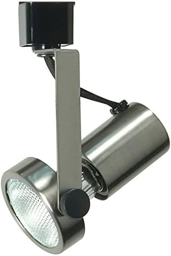 Nuvo Lighting TH300 Transitional One Light Track Head from Track Heads Brushed Nickel collection in Pwt, Nckl, B/S, Slvr. finish, 6.75 inches by Nuvo