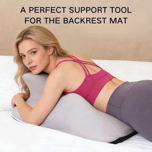 Memory Foam Couples Pillow, Reading Pillow for Bed, NeckPillow, 27° Lift Ergonomic Cushion for Intimacy Waterproof Posture Support Cushion for Sleeping Reading Relax(Black,23"x18"x15") - Image 2